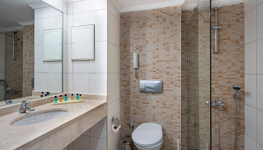 Kara Manzaralı Standart Oda - Banyo